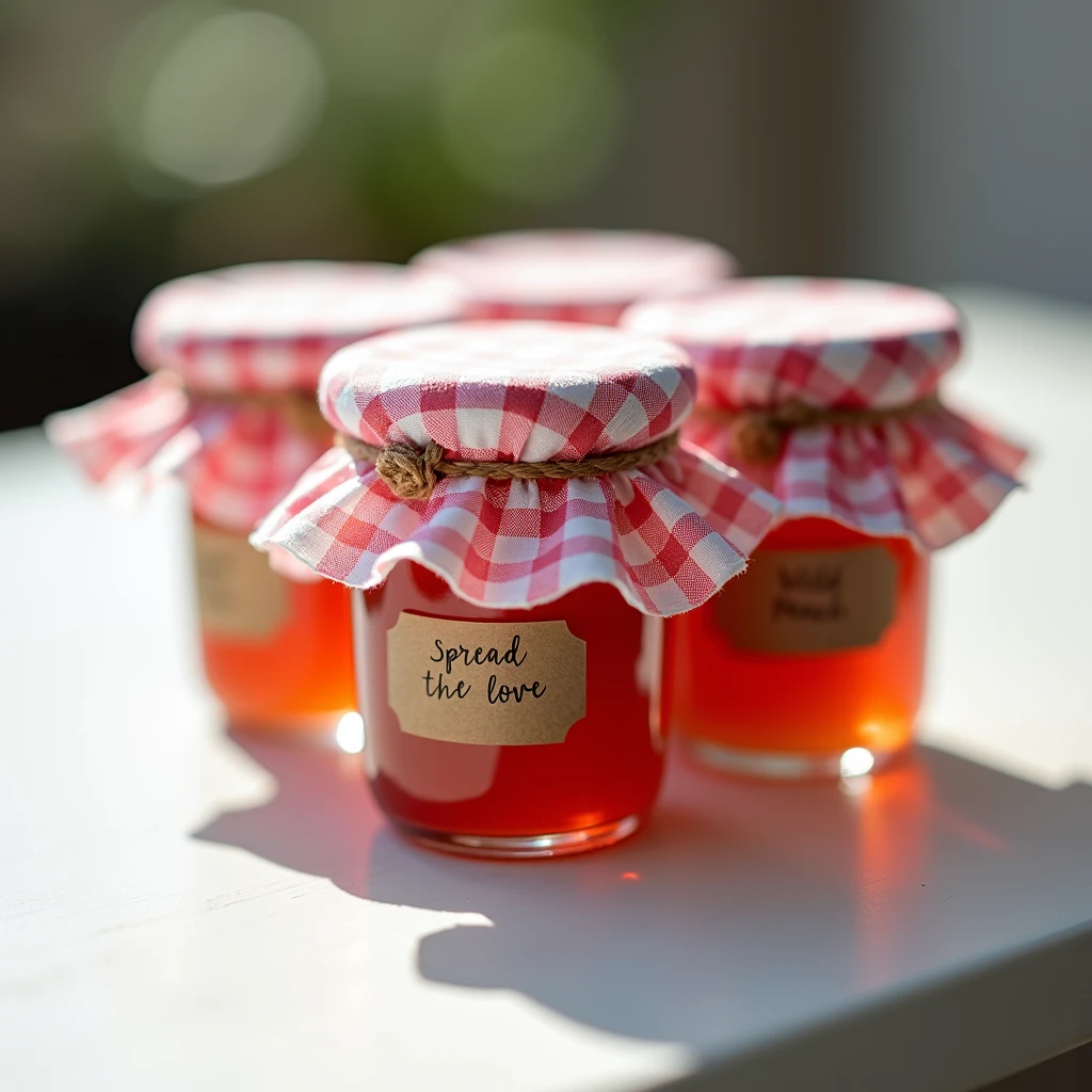 Wedding Farmhouse Jam jar
